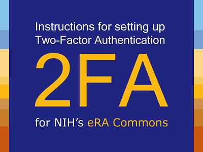 Setting up 2FA with NIH's eRA Commons